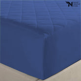 Blue Quilted Waterproof Mattress Protector 249